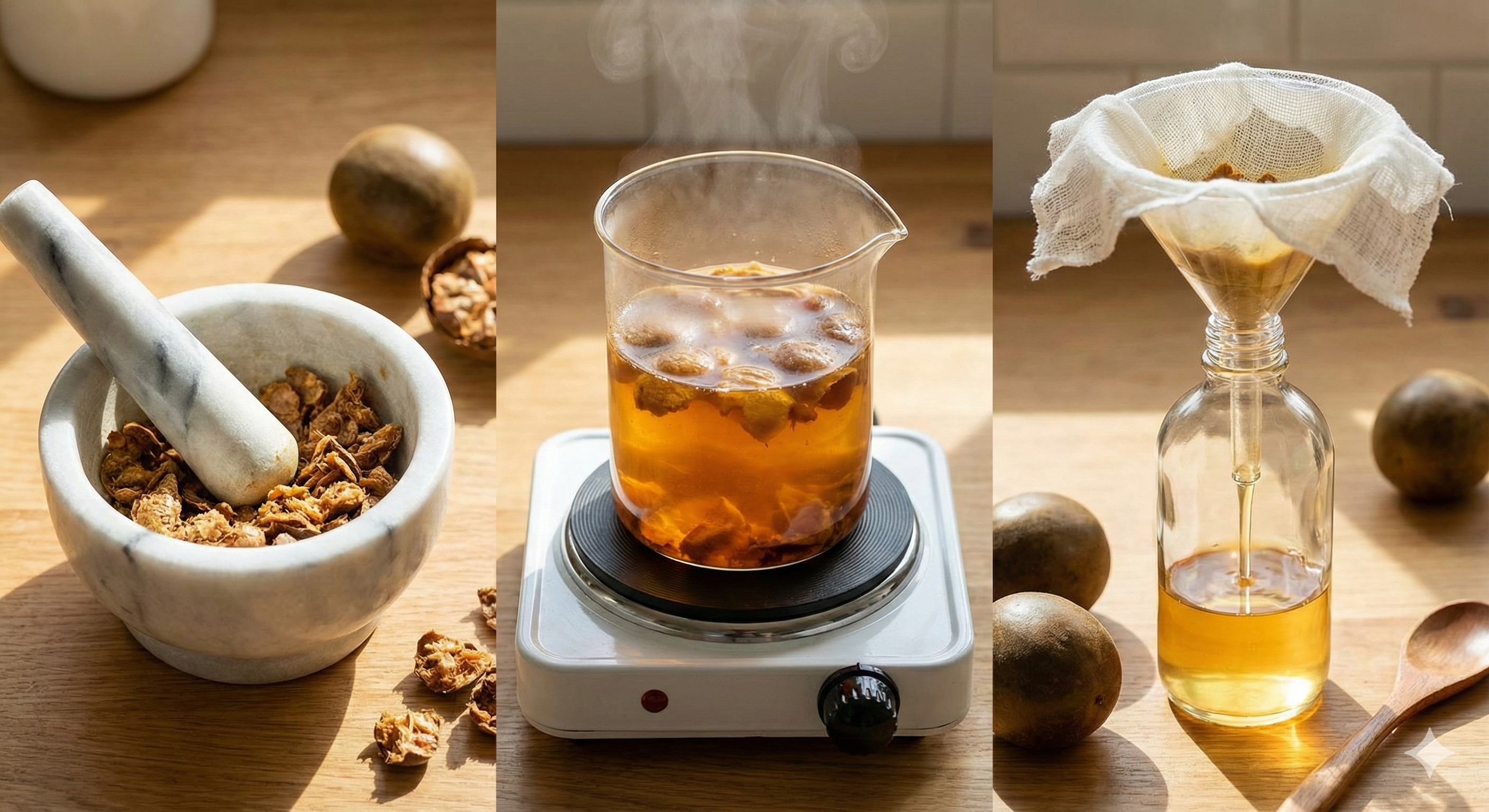 Monk Fruit Mixture and Infusion Process